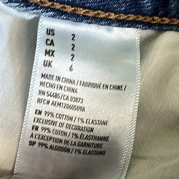 American Eagle Outfitters hi-rise festival cutoff distressed gold sequins shorts - Picture 7 of 14